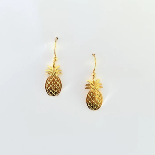 PINEAPPLE WIRE EARRING NEW